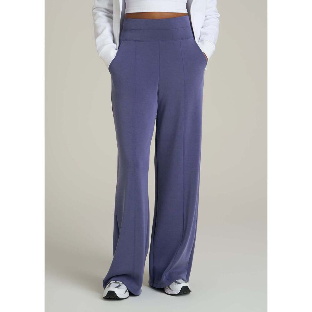 Women's Wide Leg Pants in Blue - Picture 2 of 3
